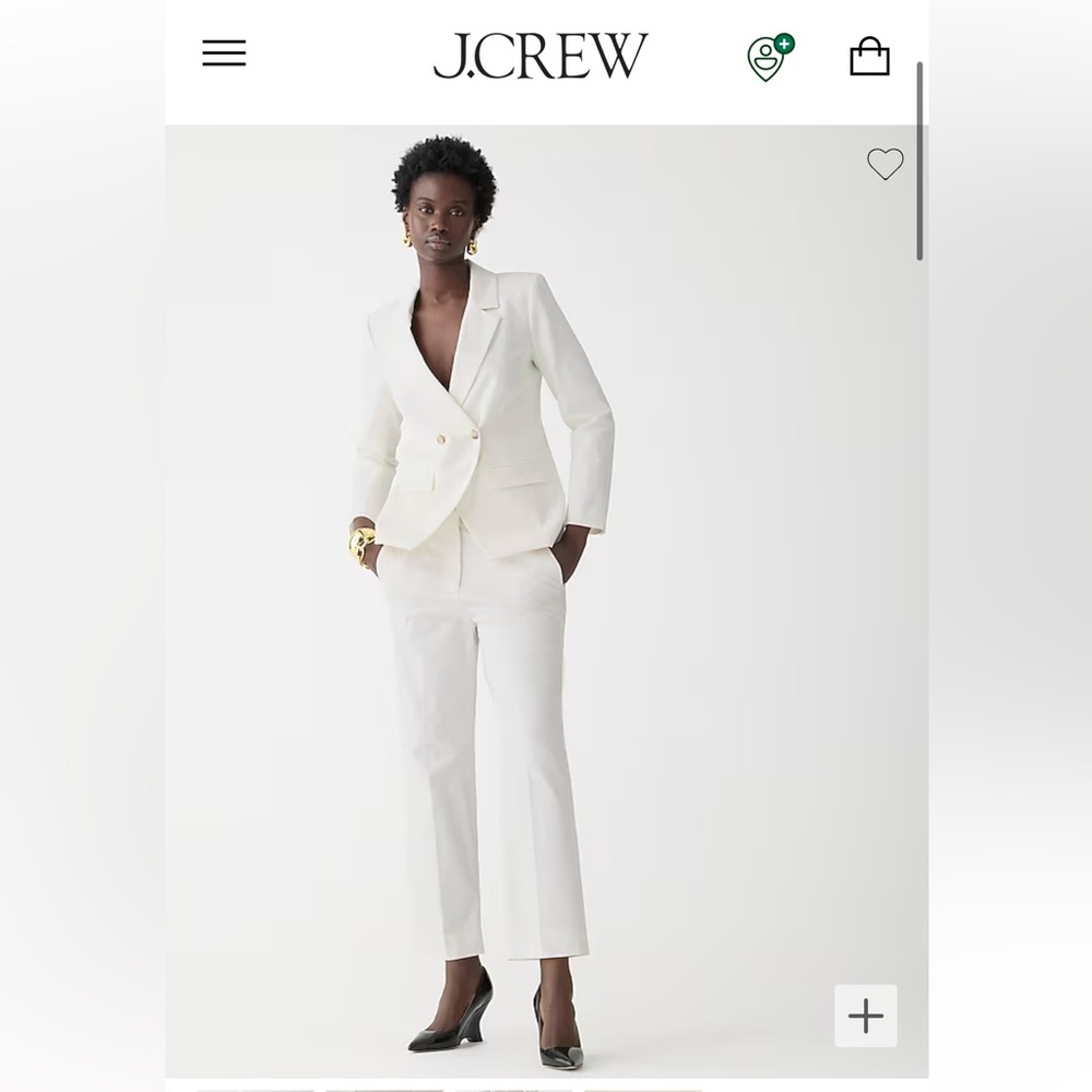 Jcrew Bi-Cotton blend Kate straight leg
